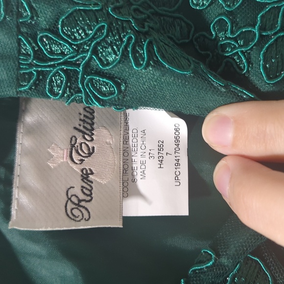 Green high low dress size 7 - Picture 4 of 7